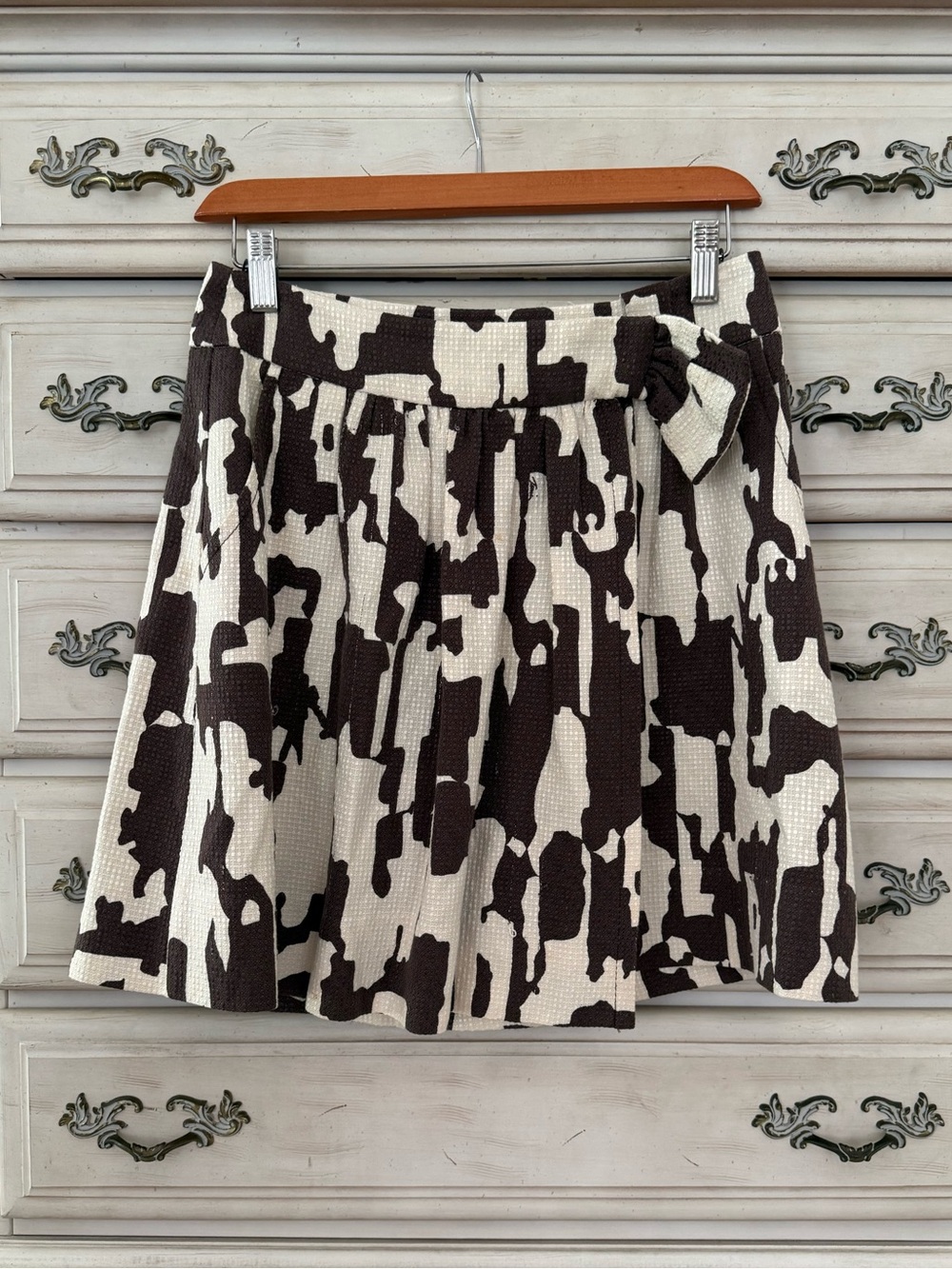 Trina Turk Brown Silk Skirt
